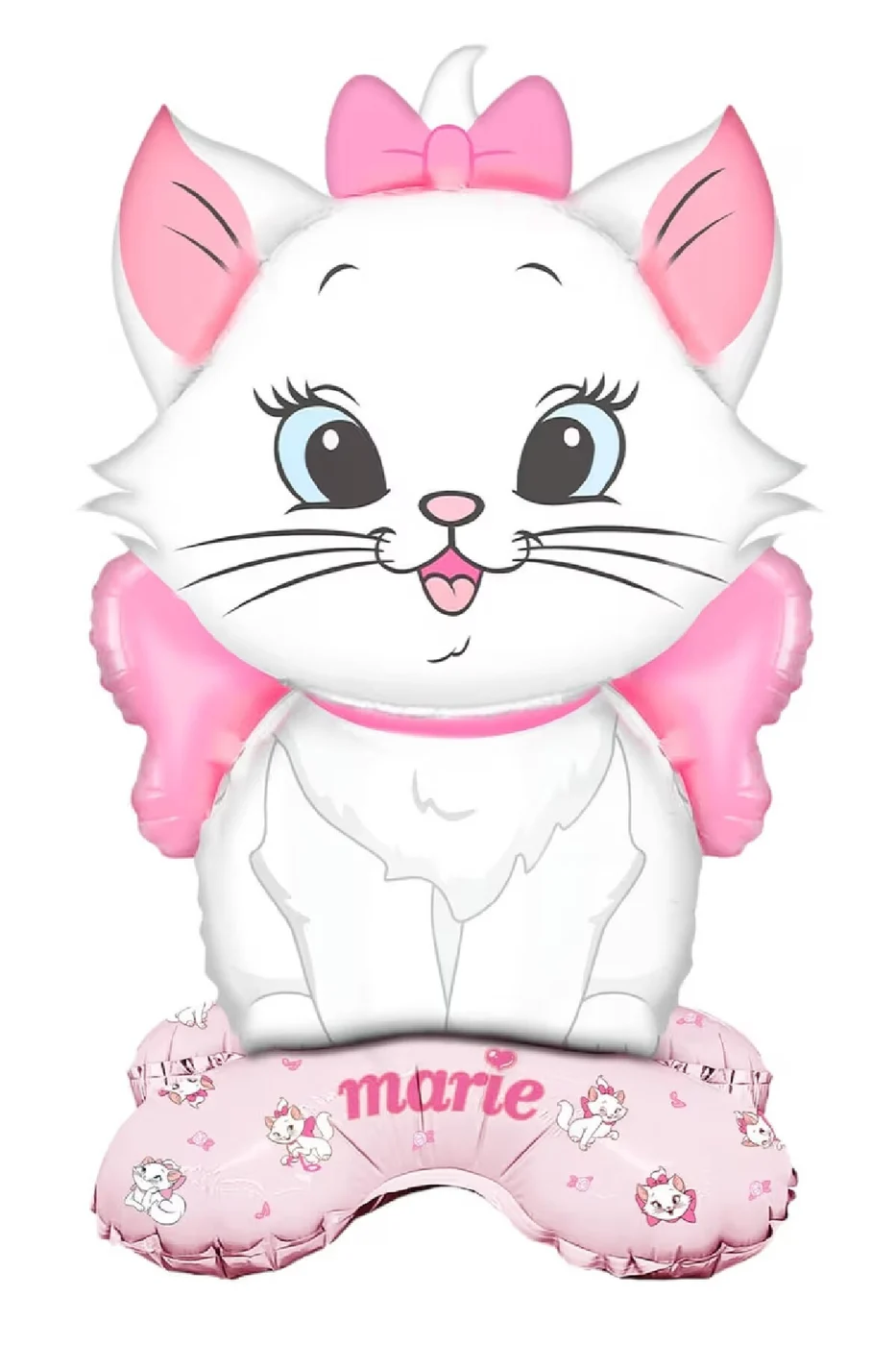 Kitty Marie Ayaklı Beyaz Kedi Folyo Balon gorsel 2