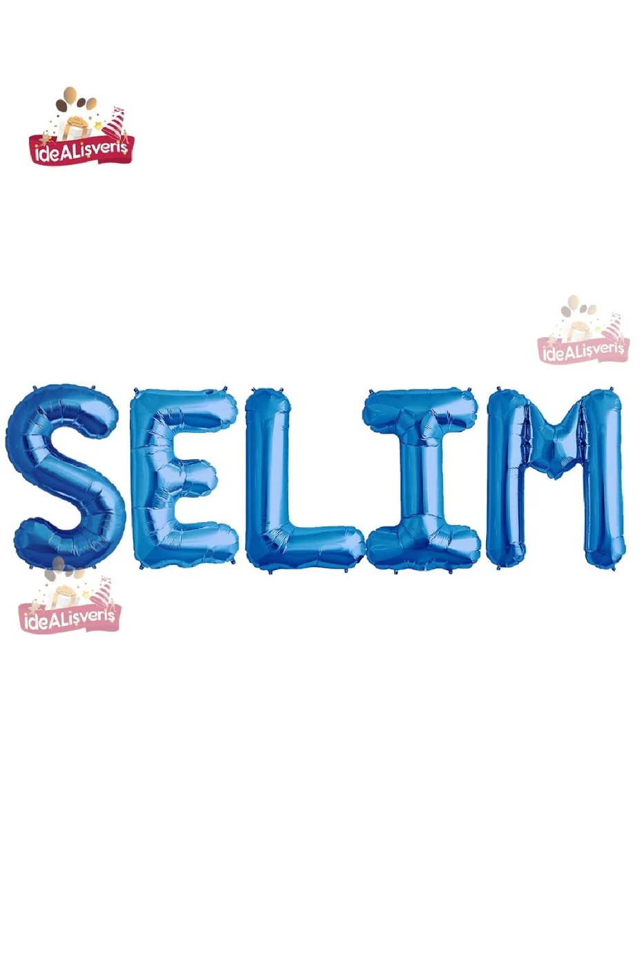 5 Harfli Kişiye Özel İsim Folyo Balonu  Doğum Günü  Folyo Balon Set 36cm Isim Balon gorsel 2