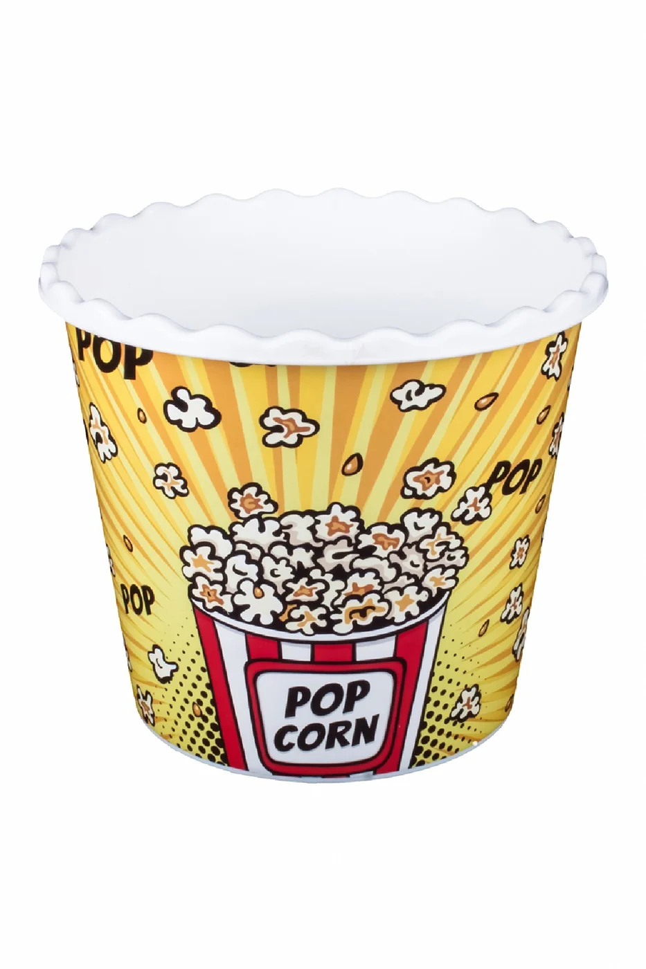 2 Adet Popcorn Patlamış Mısır Kovası - Cips Ve Çerez Kutusu 2.2 L gorsel 2