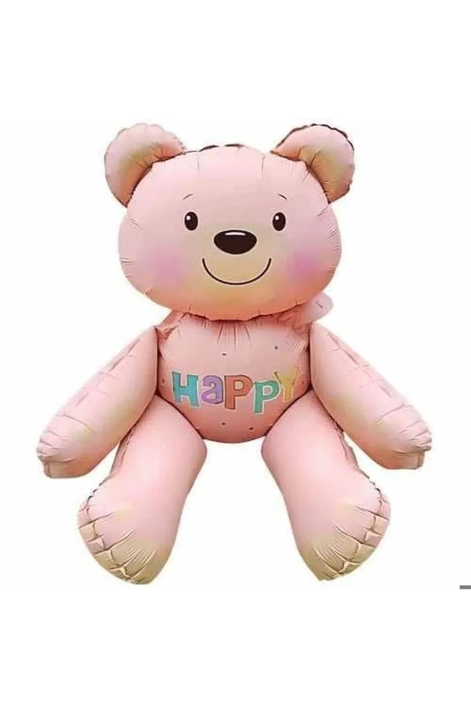 KIZ ÇOCUKLARI İÇİN RETRO PEMBE AYILI GÜMÜŞLÜ PEMBELİ LÜKS BALON ZİNCİR DOĞUM GÜNÜ PARTİ SETİ SÜSÜ gorsel 3