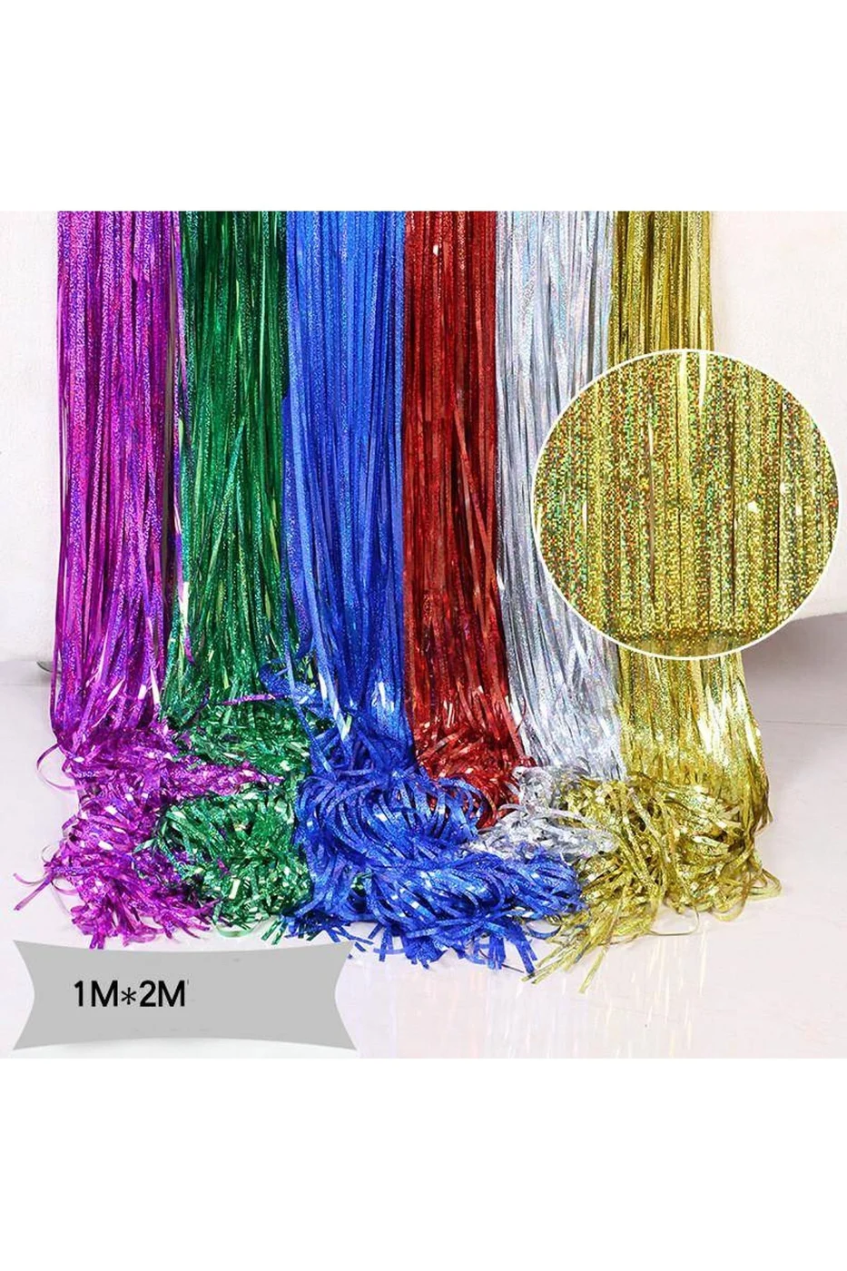 İTHAL METALİZE HOLOGRAM GOLD ARKA PLAN PERDESİ gorsel 3