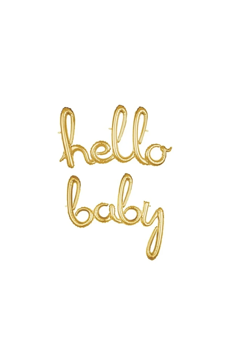 Hello Baby Bebek Folyo Balonu Baby Shower Seti gorsel 2