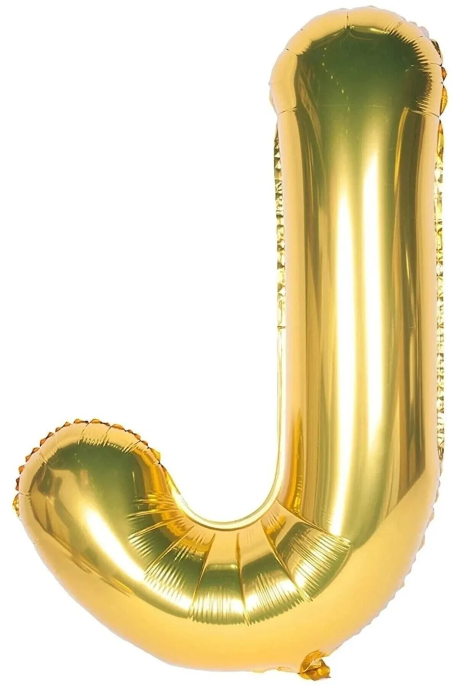Folyo Balon J Harfi Helyum Balon 36 Cm Gold Renk gorsel 2