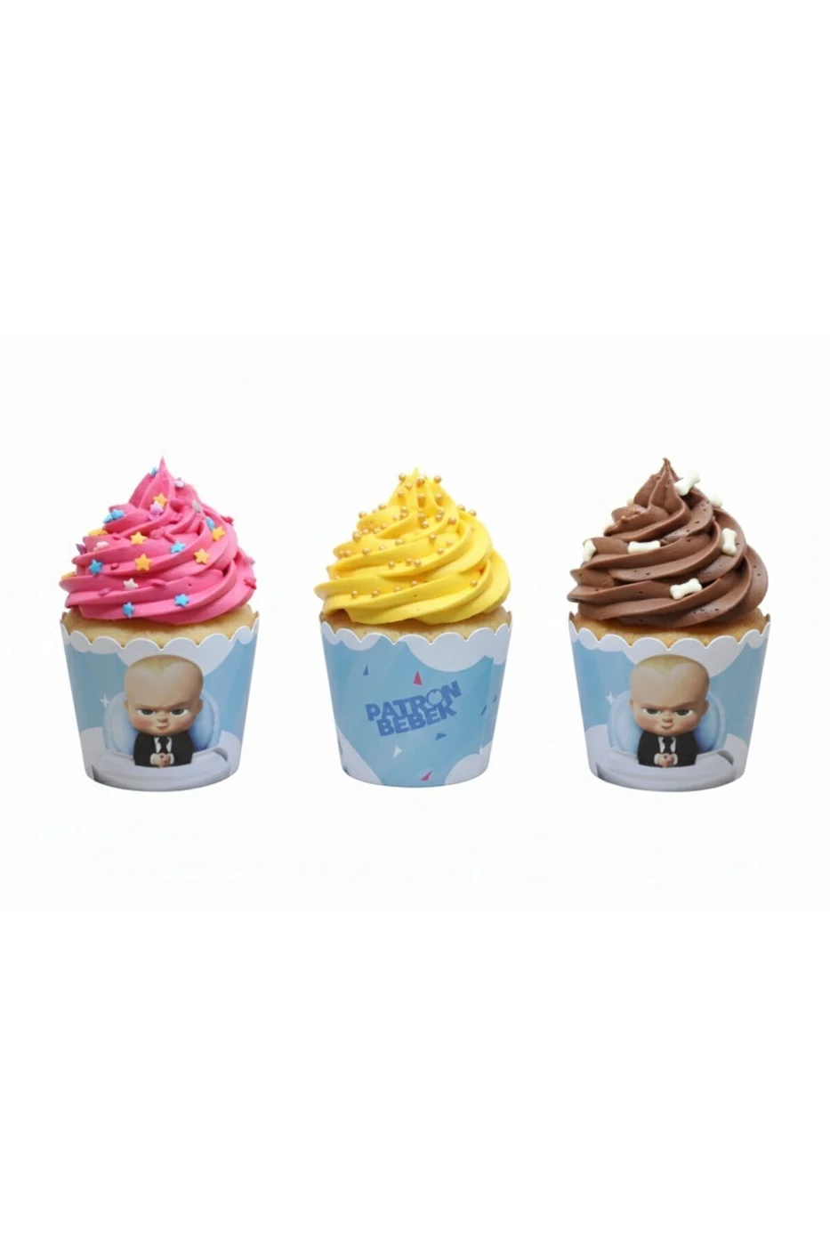 Temalı Desenli Cupcake Kapsülü 25’li – Şık Parti Muffin Kağıdı