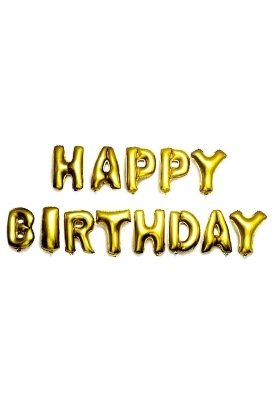 HAPPY BIRTHDAY GOLD SET BALON