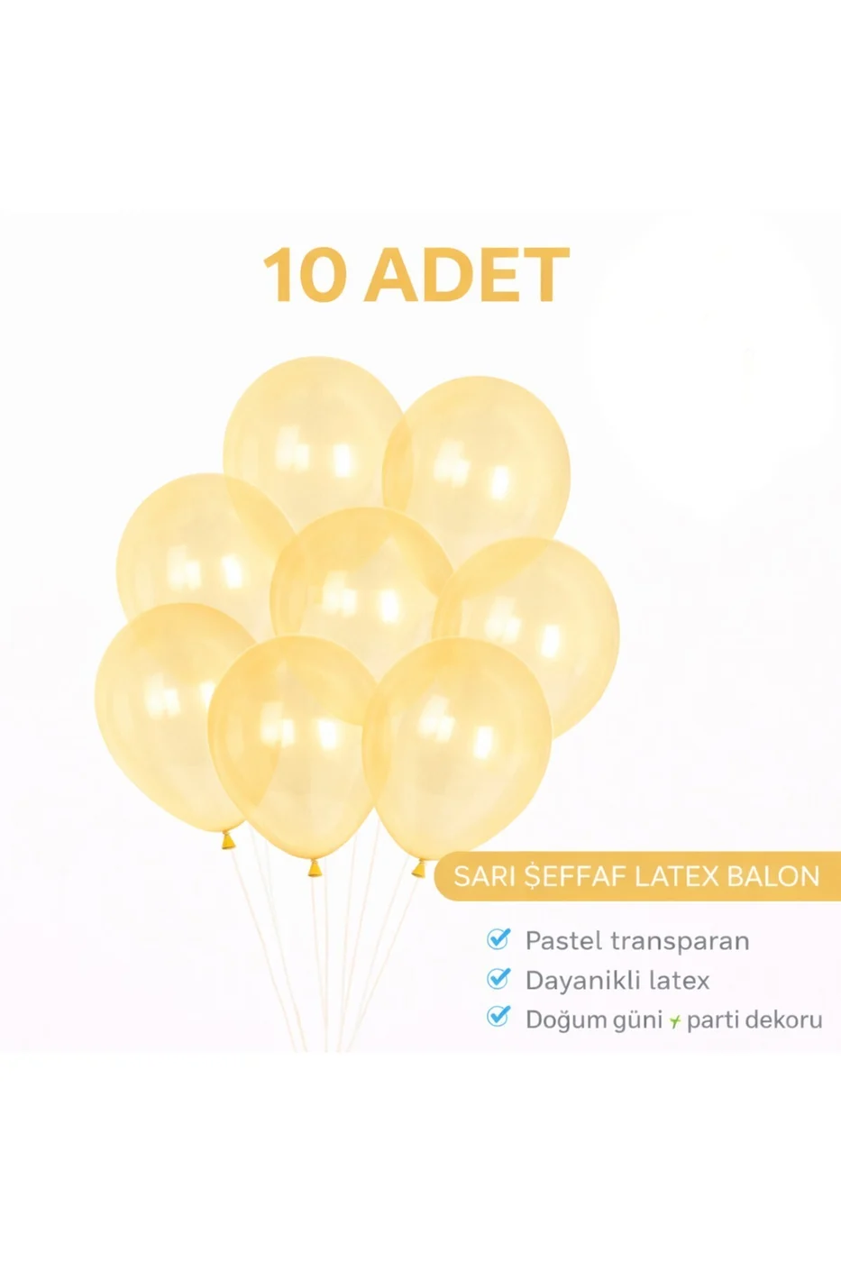 10 Adet Neon Florasan Şeffaf Latex Balon 12 İnç Doğum Günü Parti Balonu Parti Seti Süsü