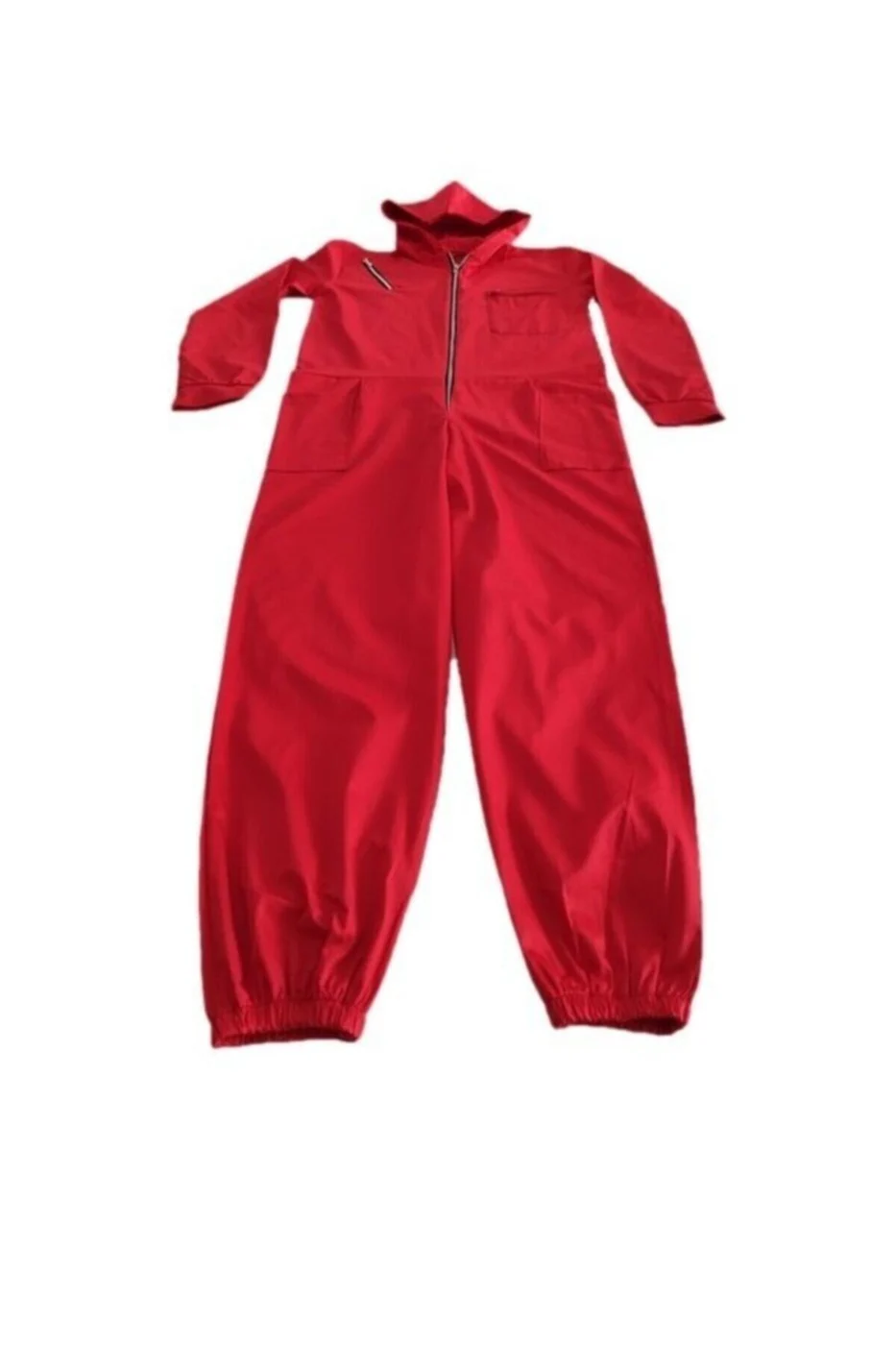 Unisex Kırmızı La Casa De Papel Kostümü gorsel 3