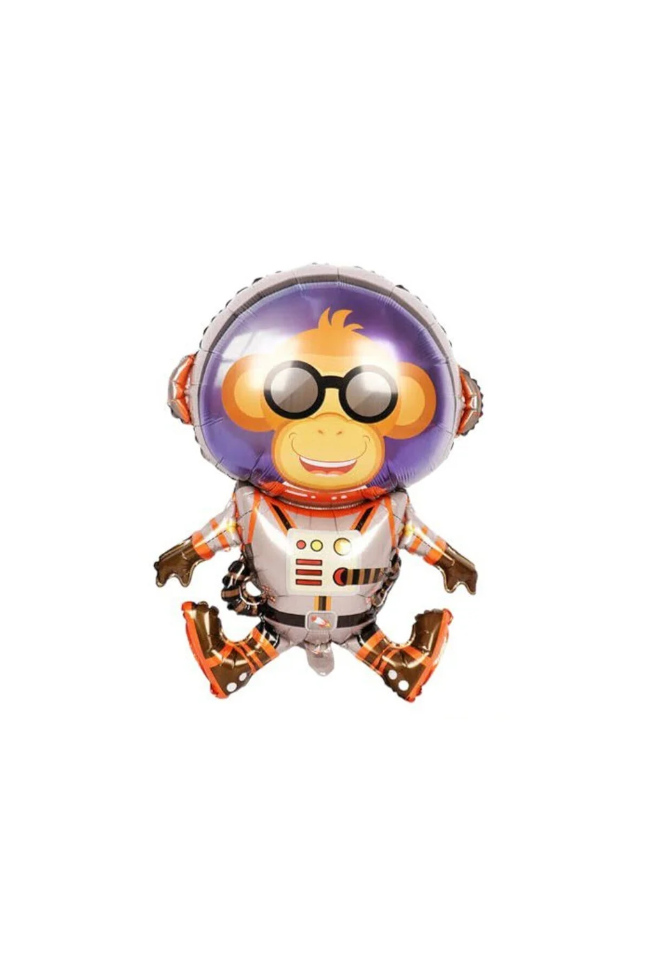 Astronot Maymun Folyo Balon