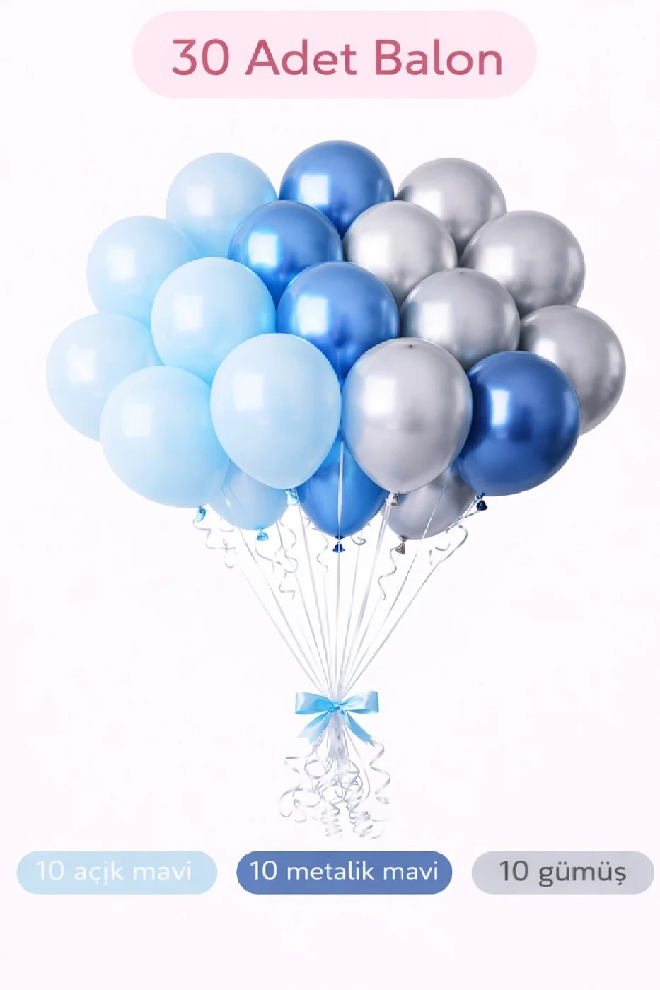 👉 “30 Adet Karışık Renk Balon Seti | Premium Parti, Doğum Günü ve Organizasyon Dekoru Seti Süsü