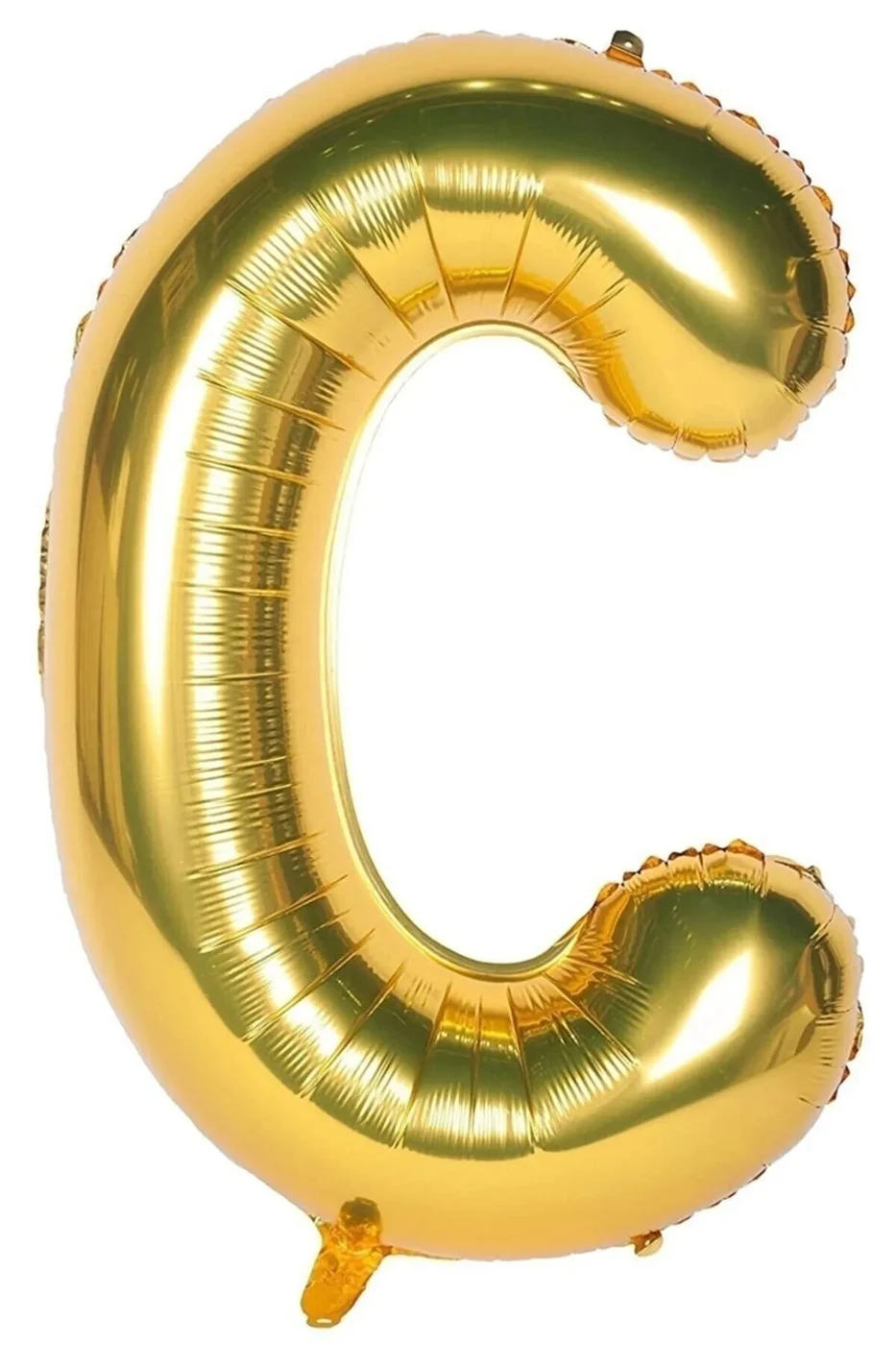 Folyo Balon C Harfi Helyum Balon 36 Cm Gold Renk - C Harf Balon - Harf Folyo Balon Gold