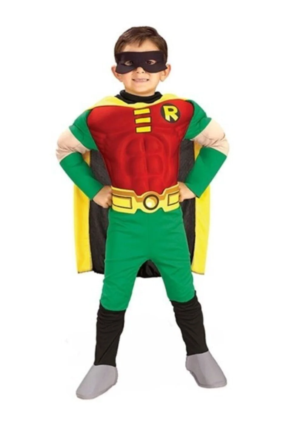 Erkek Yeşil Teen Titan Robin Kostümü
