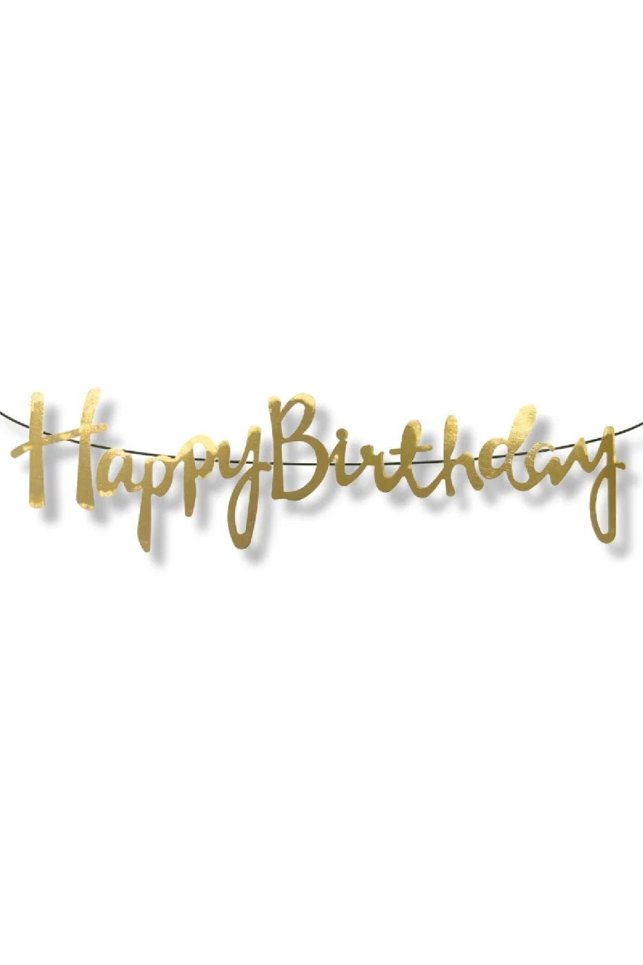 Pembe Tavşan Doğum Günü Seti 1-9 Yaş – Gold Balon Zinciri Happy Birthday Banner Parti Konsepti gorsel 4