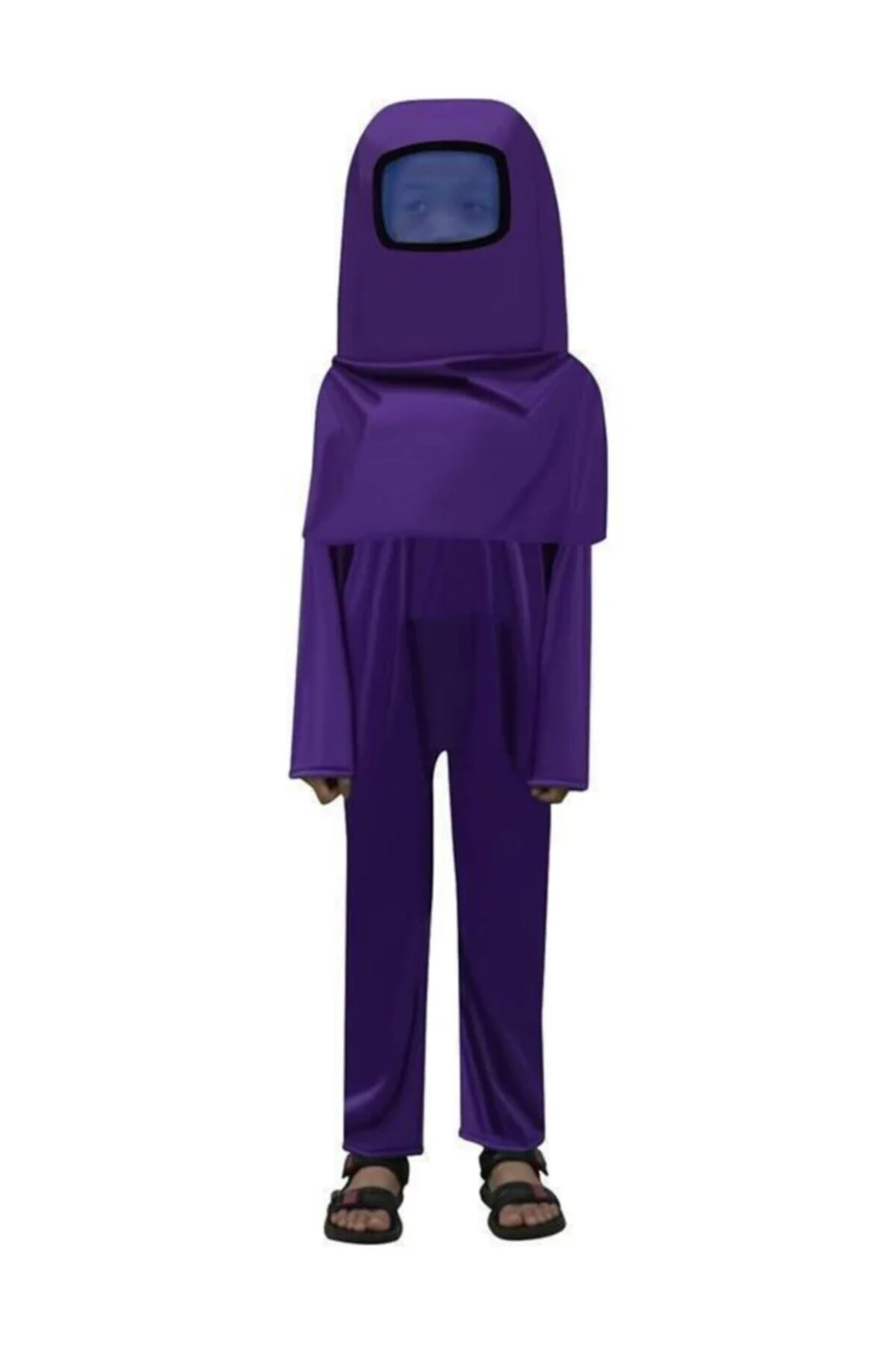 Among Us Cosplay Uzaylı Astronot Kostümü Mor