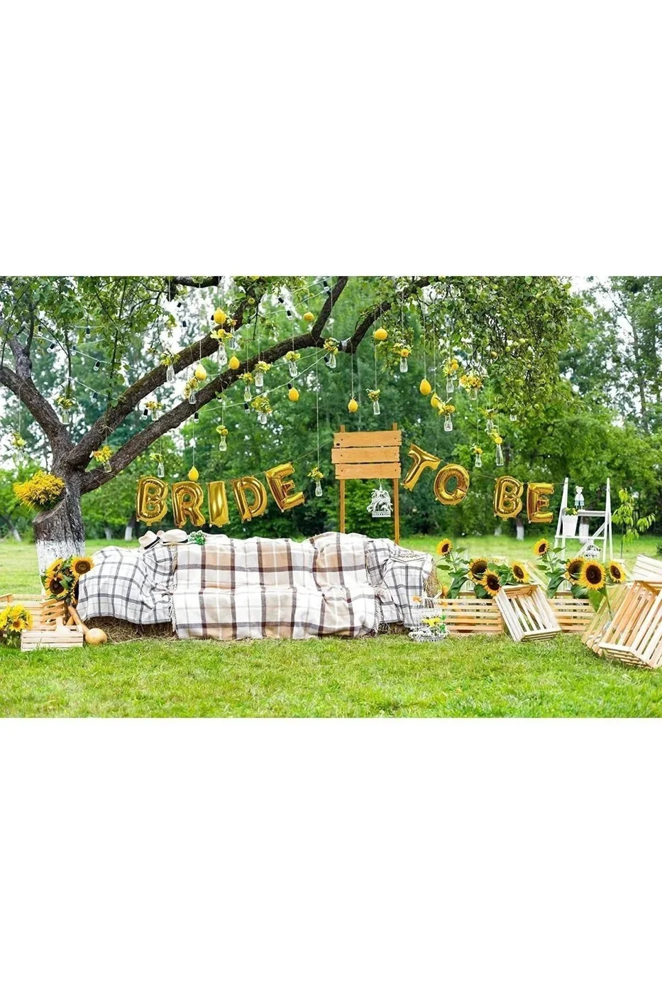 Bride To Be Yazılı Folyo Balon Konsepti Gold Renkli Bekarlığa Veda Partisi Büyük Balon Set gorsel 5