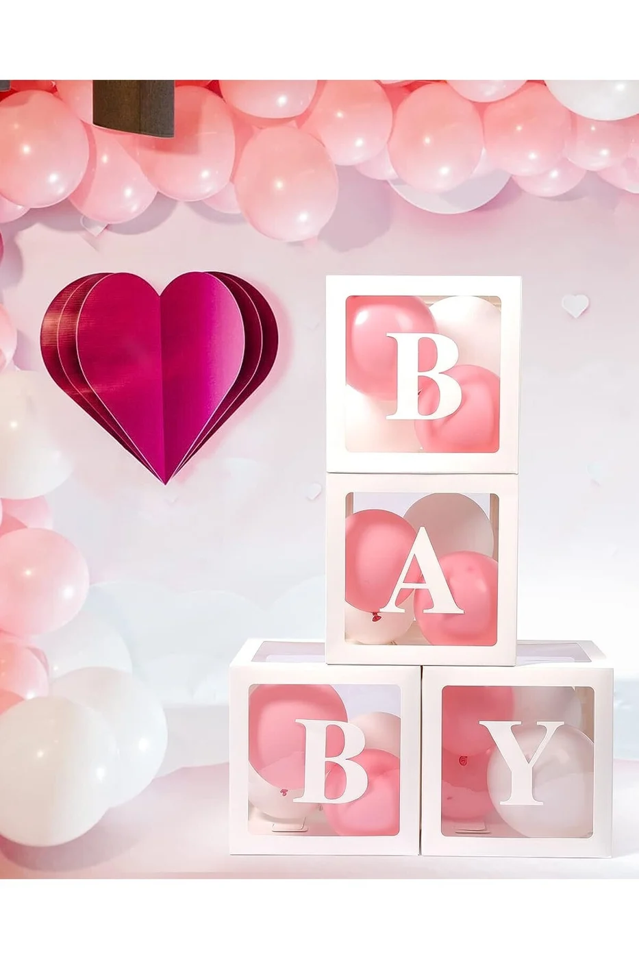 Kutu Şeffaf Kutu Baby Yazılı Harf 25 Cm gorsel 2
