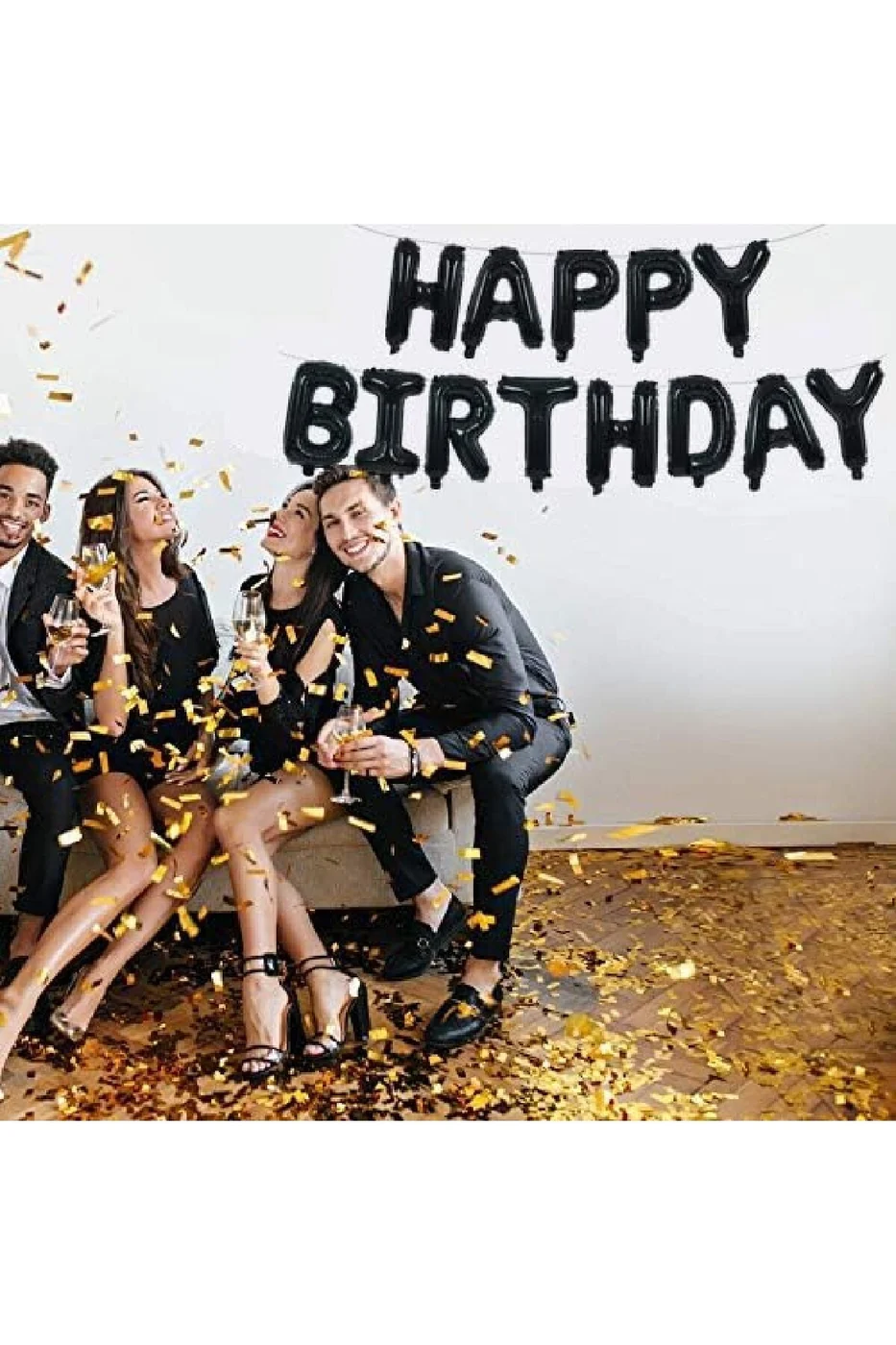 Happy Birthday Folyo Balon Doğum Günü Süslemesi gorsel 2