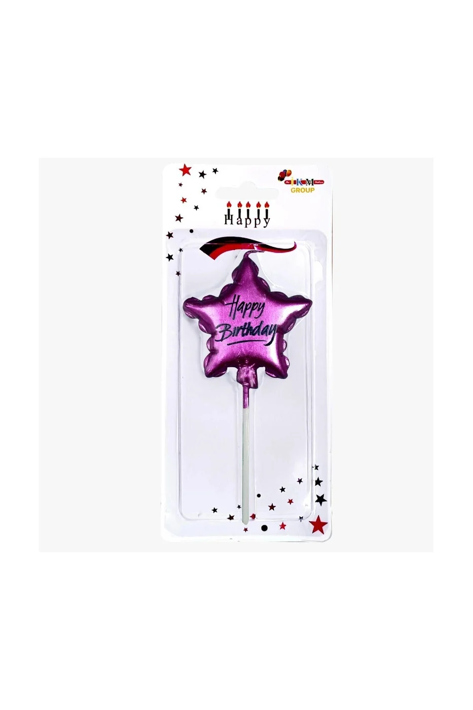 HAPPY BİRTHDAY YILDIZ PEMBE MUM gorsel 2