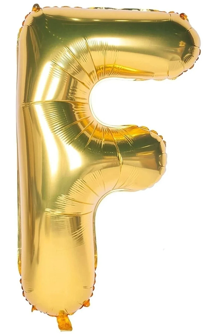 Folyo Balon F Harfi Helyum Balon 36 cm Gold Renk gorsel 2