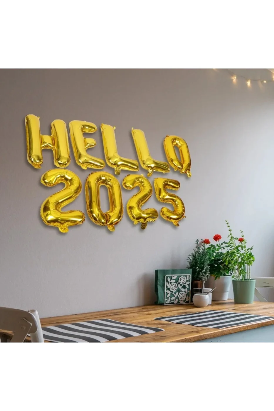 HELLO 2025 FOLYO BALON SET