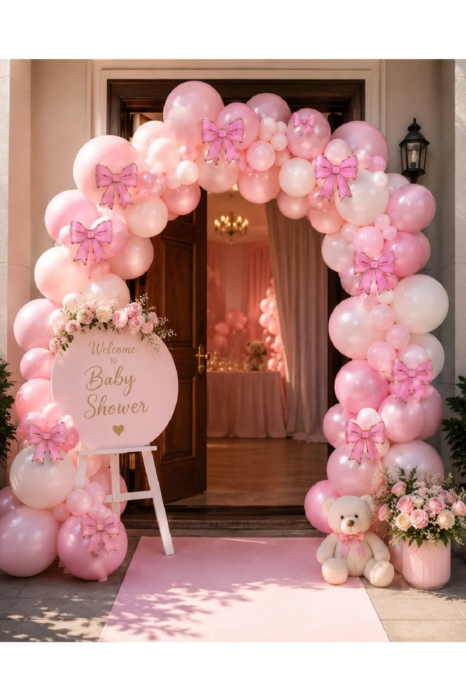 Renk Seçenekli Fiyonk Balon ve Pasta Dekor Fiyonk Seti 12 Adet Büyük & Küçük Boy Parti Süsü Baby Shower Doğum Günü Seti Süsü gorsel 5
