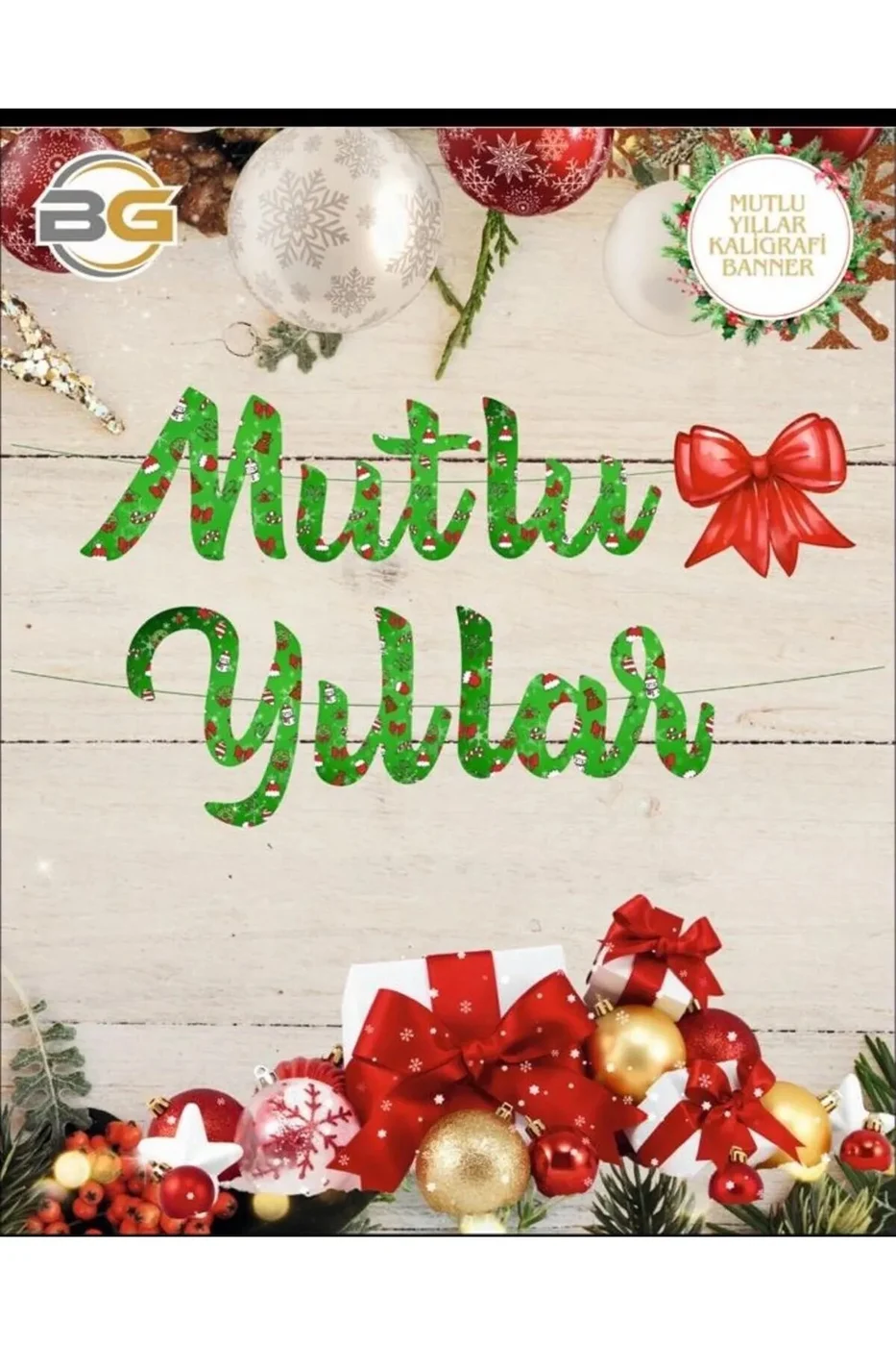 Mutlu Yillar Kali?grafi? Banner Yazi gorsel 2