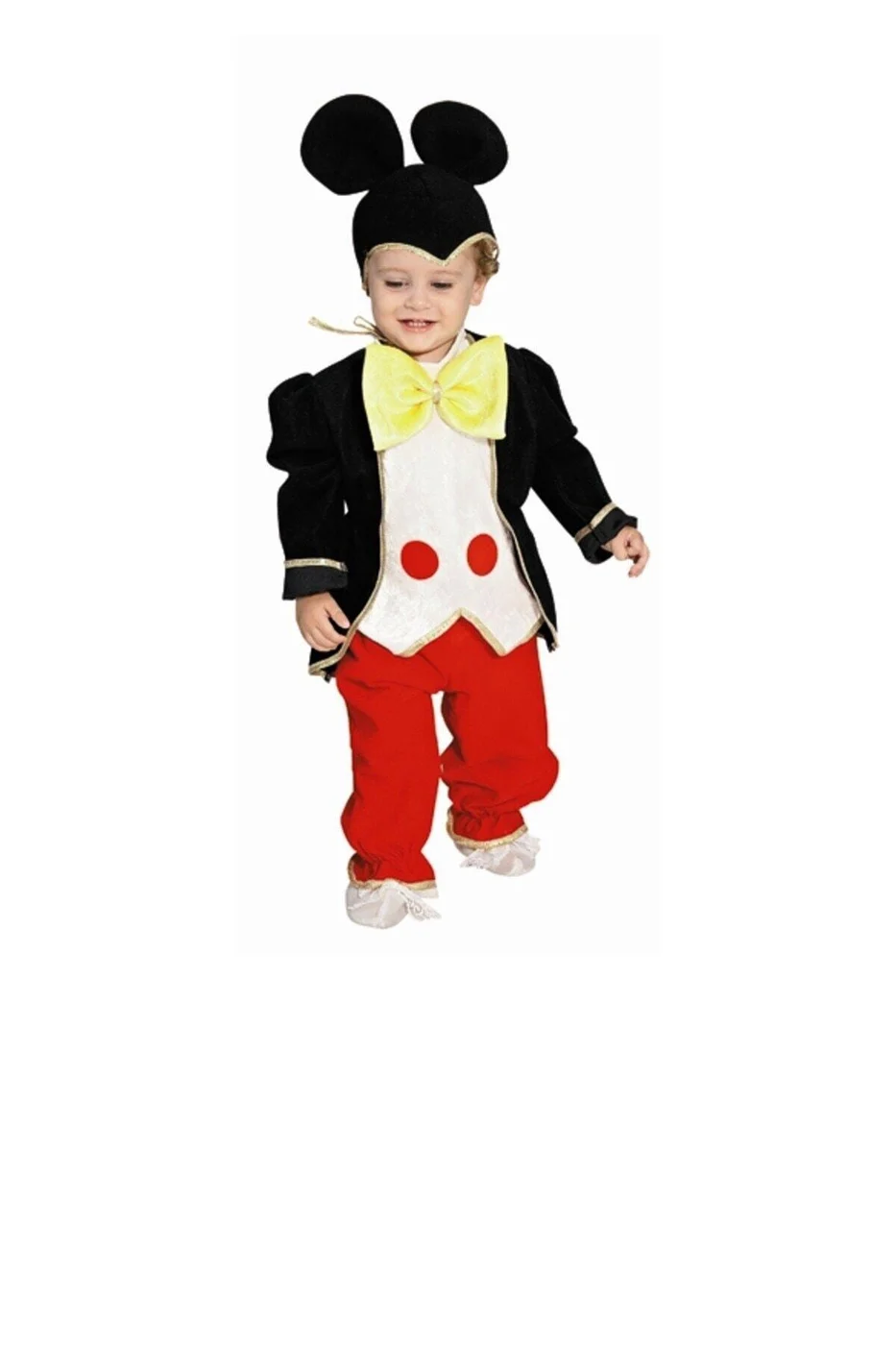 Erkek Bebek Siyah Mickey Mouse Kostümü