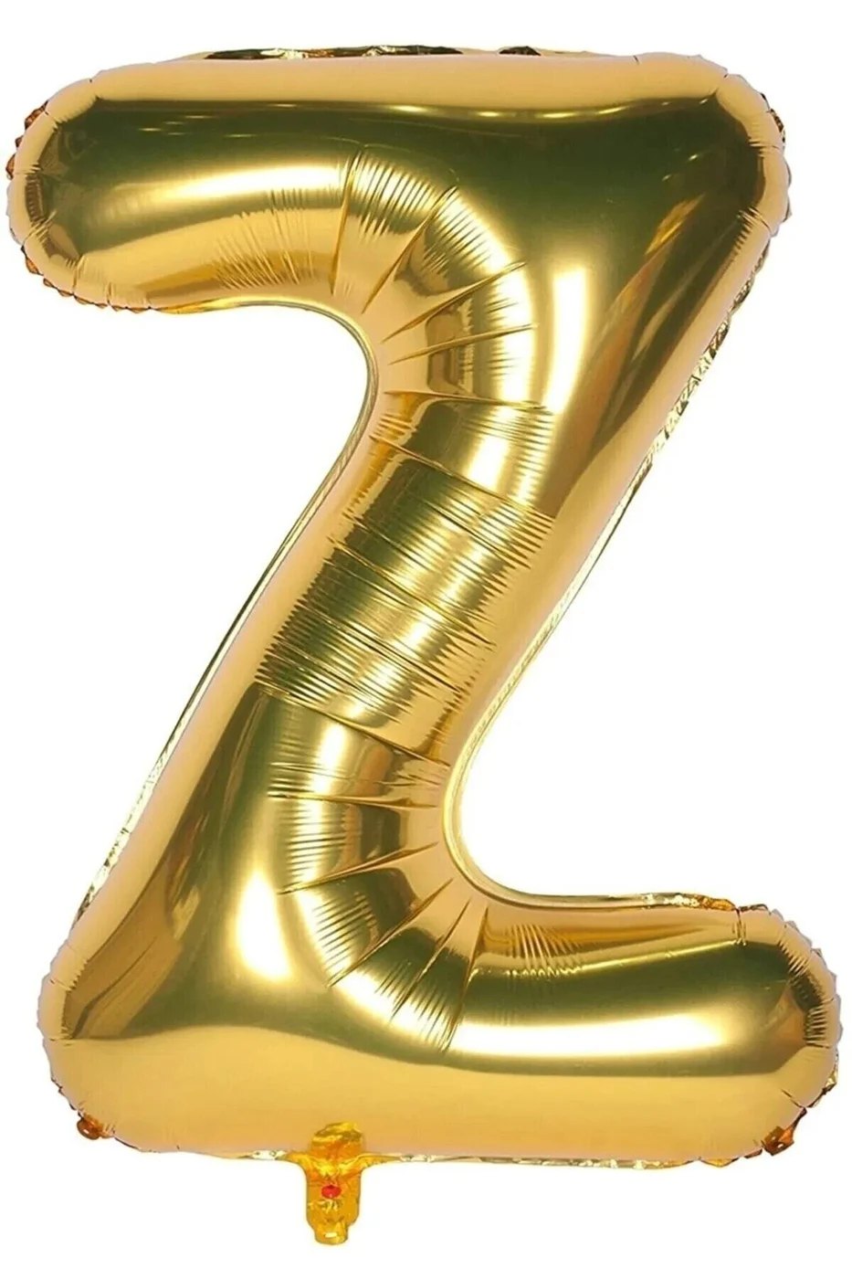 Folyo Balon Z Harfi Helyum Balon 36 cm Gold Renk