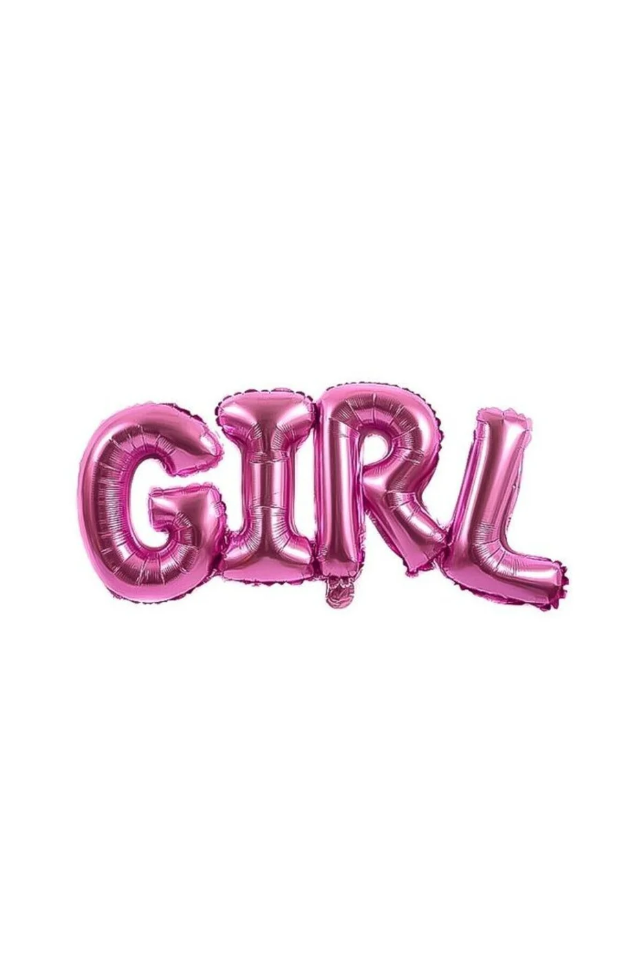 Girl Pembe Yazı Folyo Balon