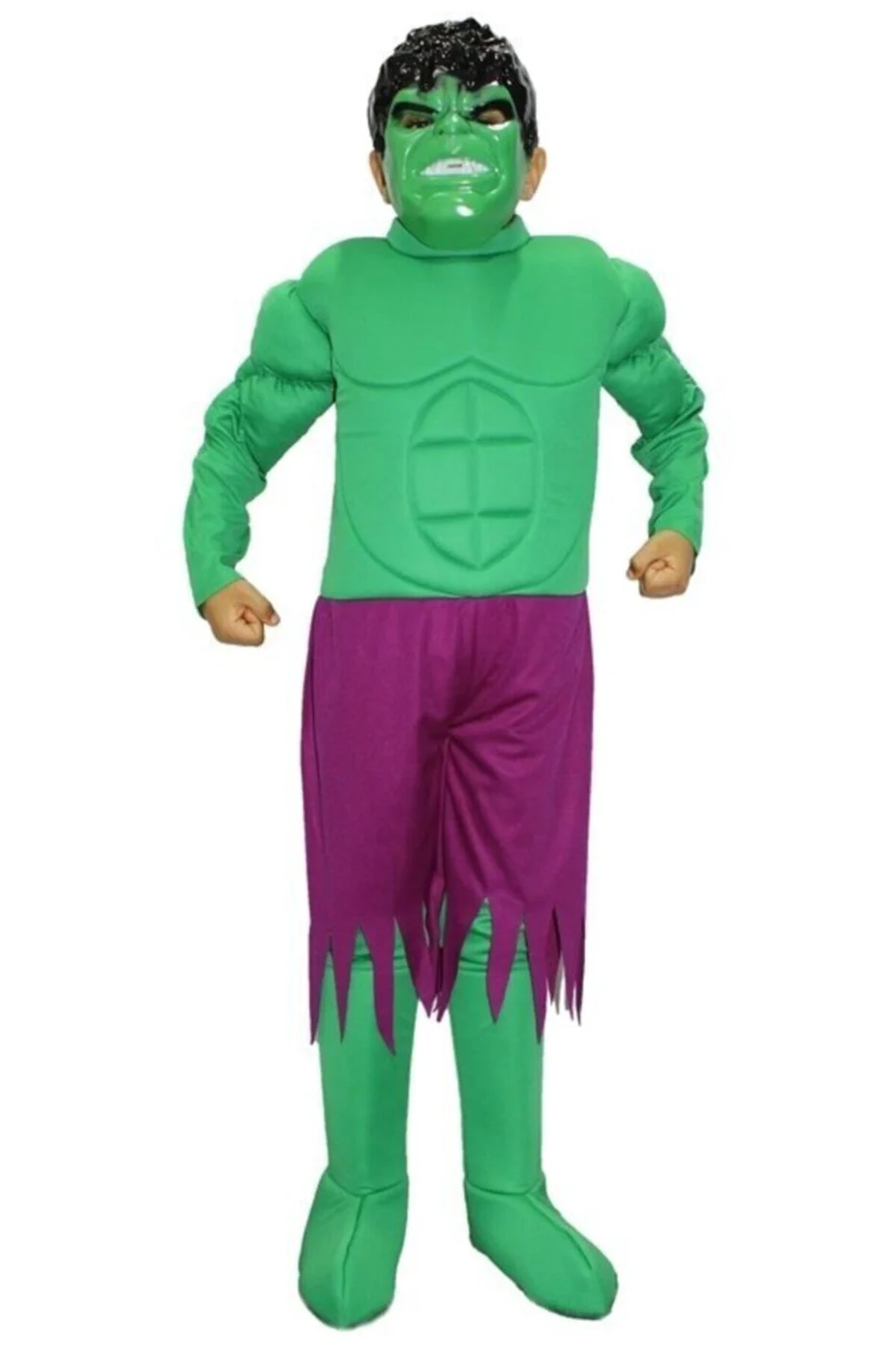 Kaslı Lüks Hulk Kostümü