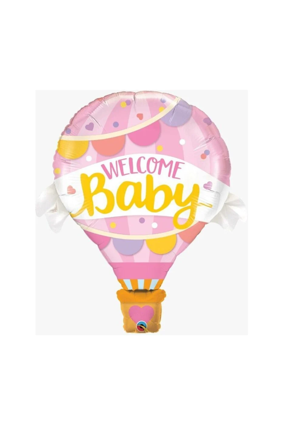 Welcome Baby Pembe Folyo Balon