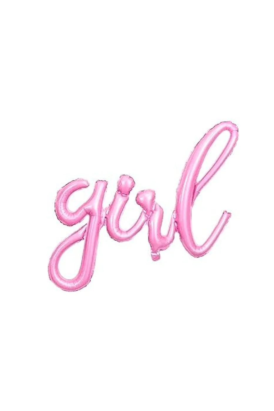 Girl Pembe İmza Folyo Balon