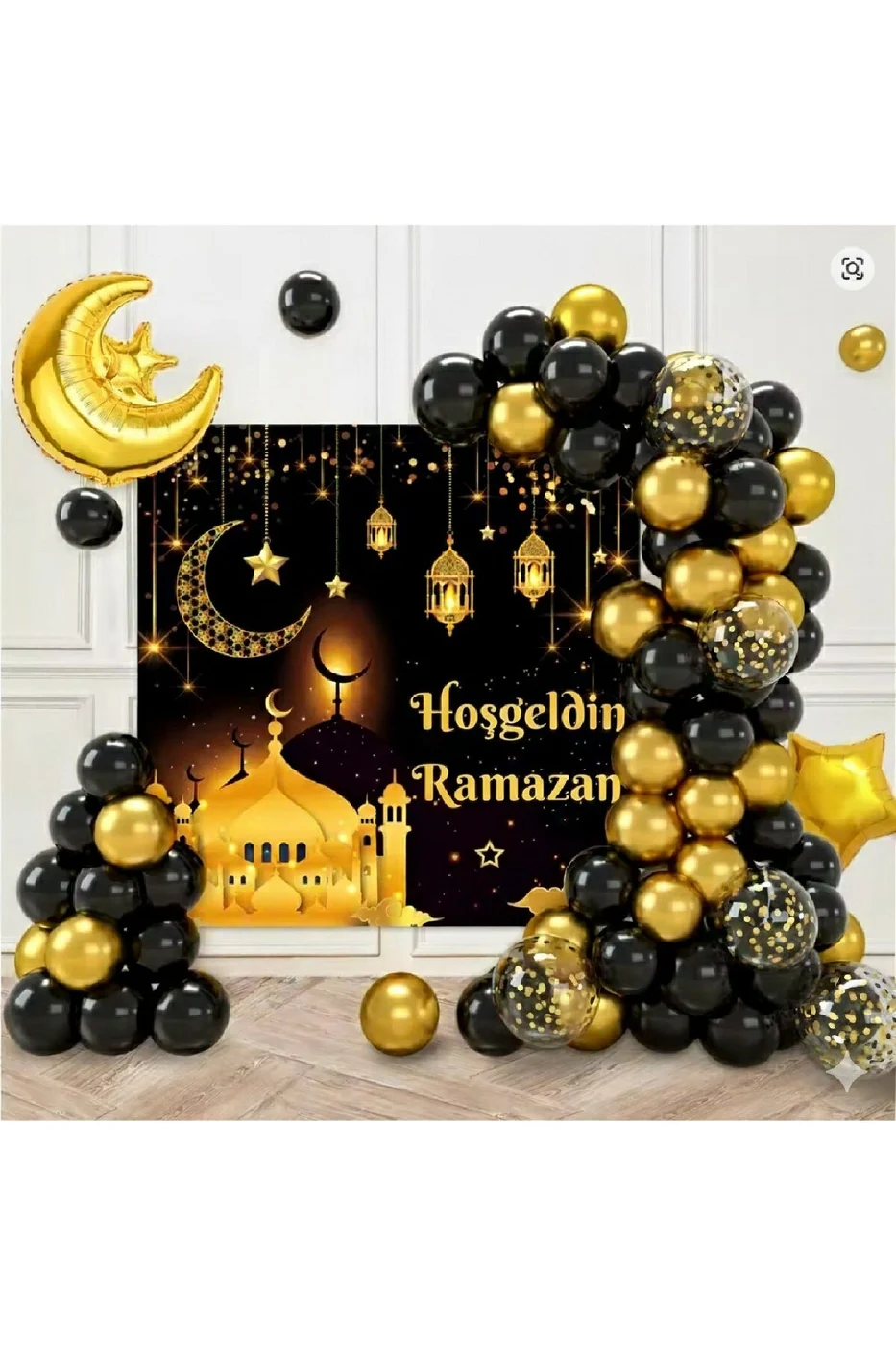 LÜKS BRANDALI HOŞGELDİN RAMAZAN DEKORLU RAMAZAN FOLYOLU TAM SET RAMAZAN SÜSÜ SETİ