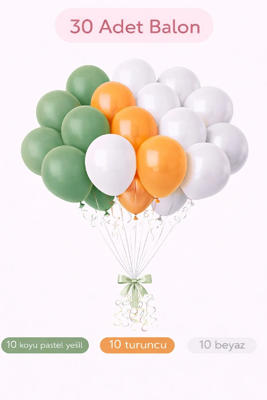 👉 “30 Adet Karışık Renk Balon Seti | Premium Parti, Doğum Günü ve Organizasyon Dekoru Seti Süsü