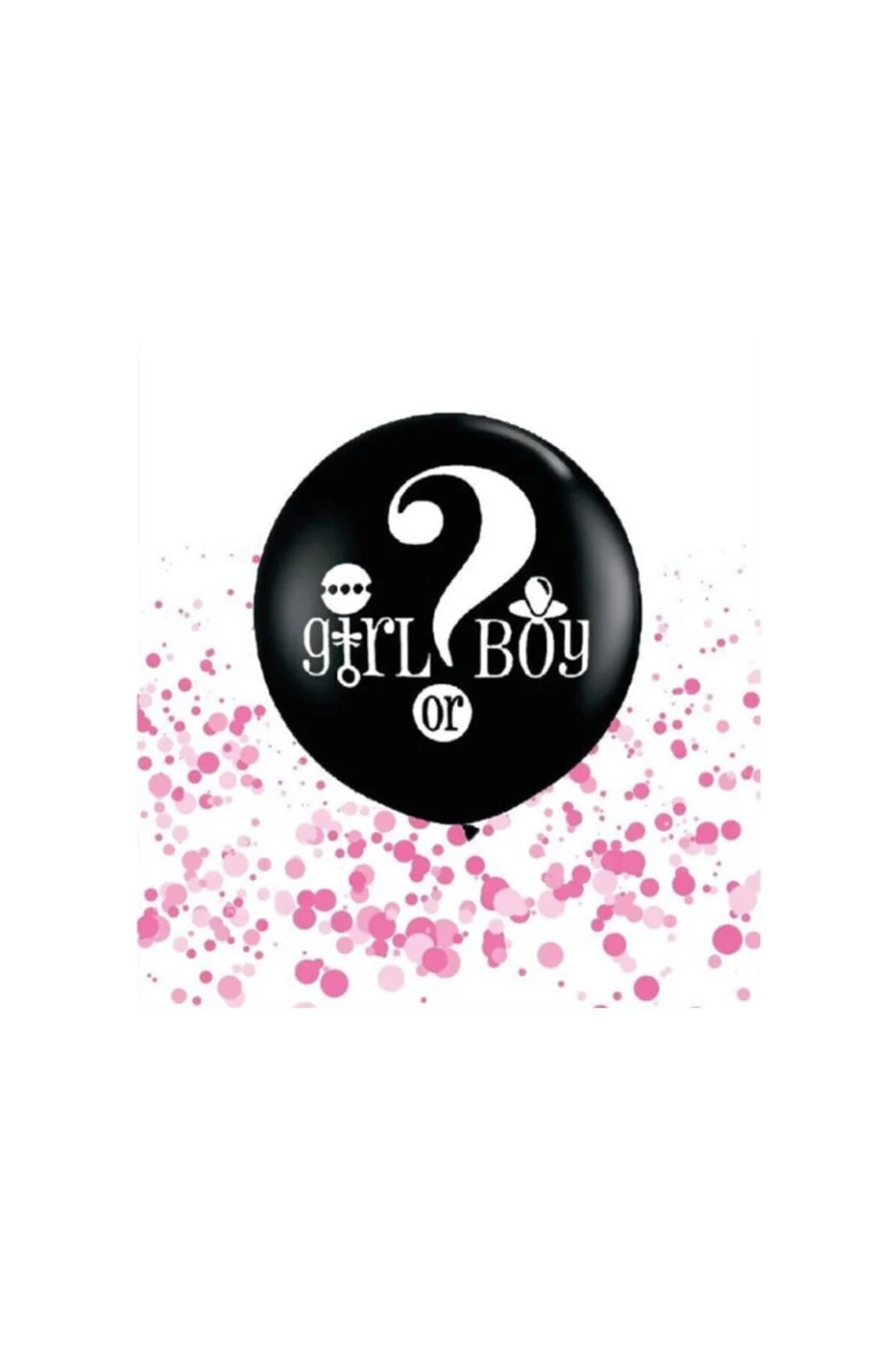 18'' Cinsiyet Pembe Folyo Balon