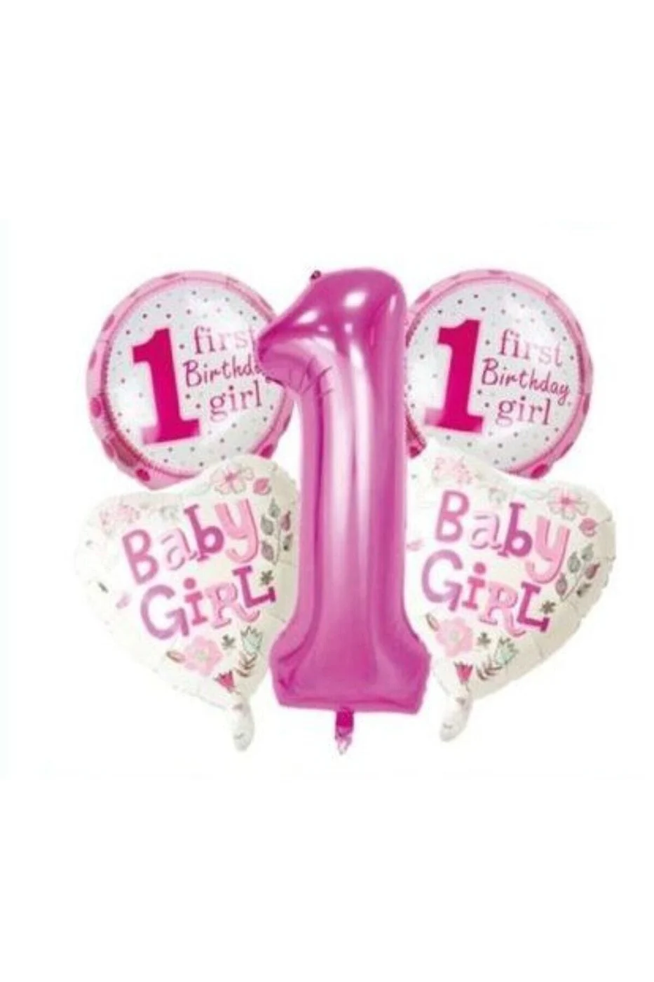1 Yaş Pembe Baby Girl Doğum Günü Partisi