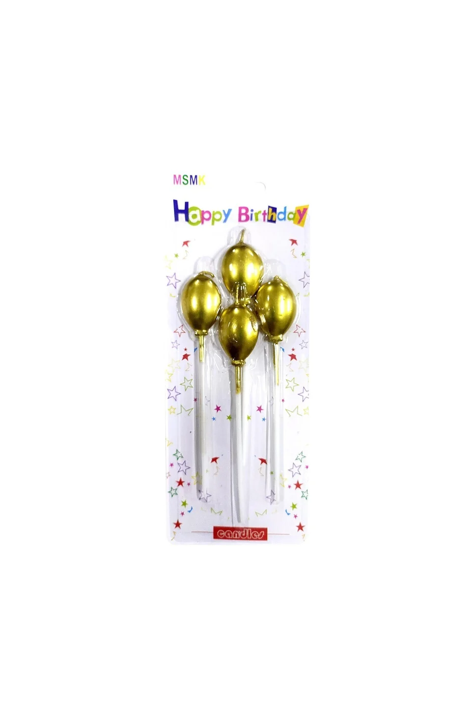 4 LÜ ÇUBUKLU BALON GOLD MUM 13.5CM
