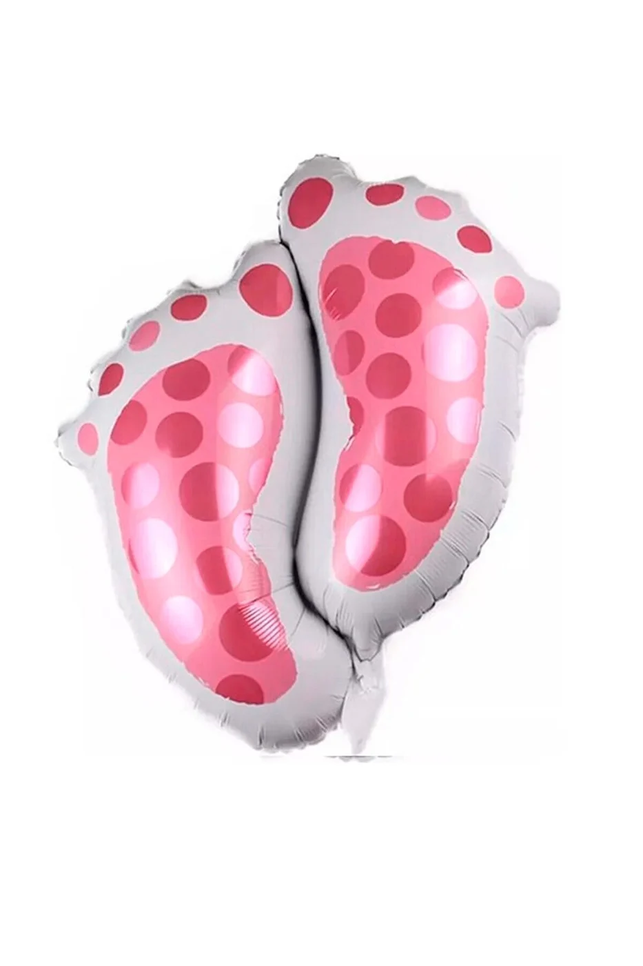 Bebek Ayak Izi Figürlü Folyo Balon Pembe 76cm gorsel 2