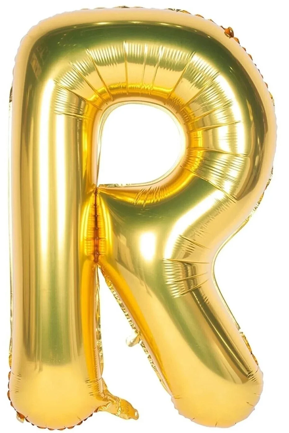 Folyo Balon R Harfi Helyum Balon 36 Cm Gold Renk gorsel 2