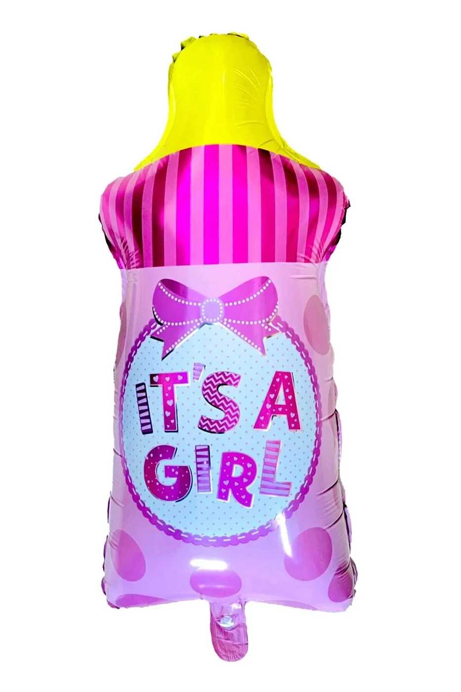 BİBERON PEMBE RENK FOLYO BALON