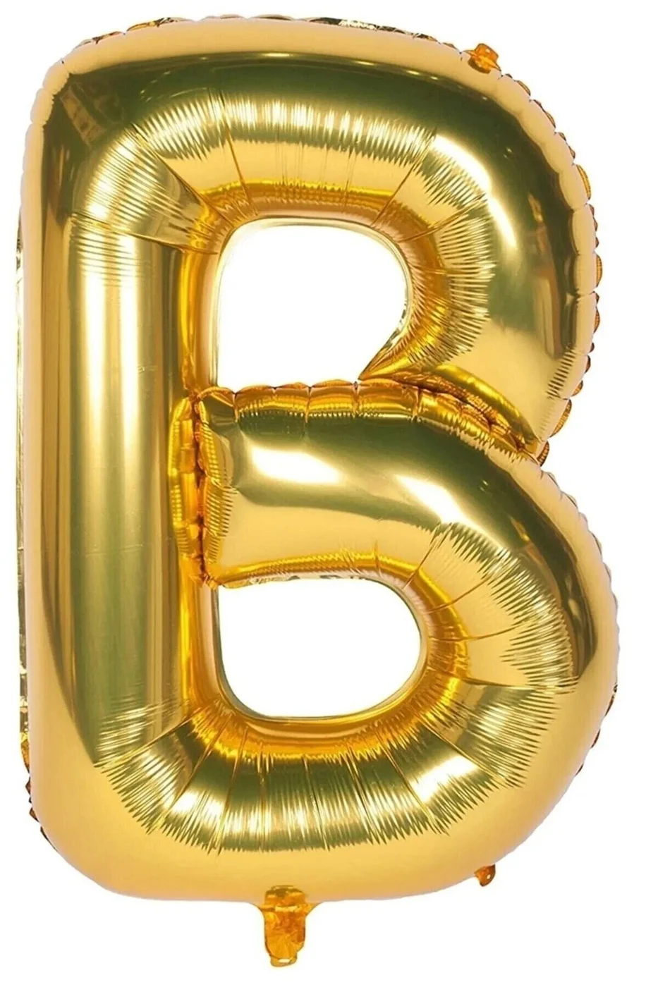 Folyo Balon B Harfi Helyum Balon 36 Cm Gold Renk gorsel 2
