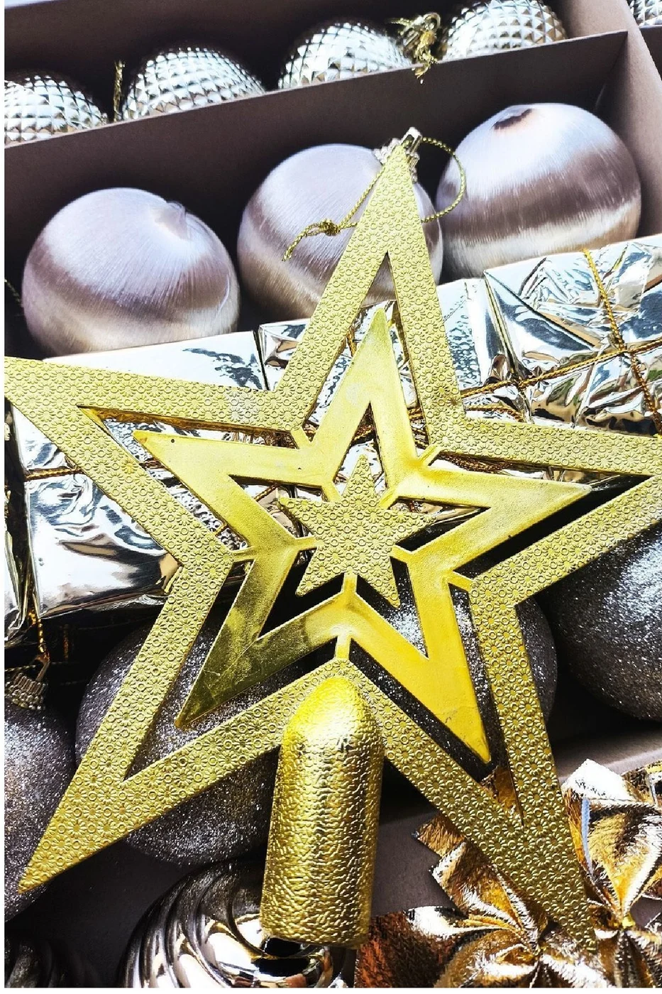 Yılbaşı Çam Ağacı Süsü 29 Parça Lüks Noel Süsü Yılbaşı Çam Ağaç Süsü gorsel 4