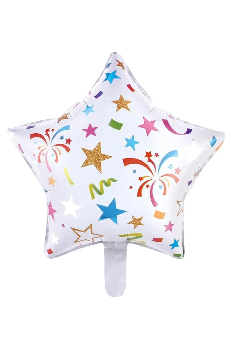 5 ADET YILDIZ FOLYO BALON 18 inç  45 cm