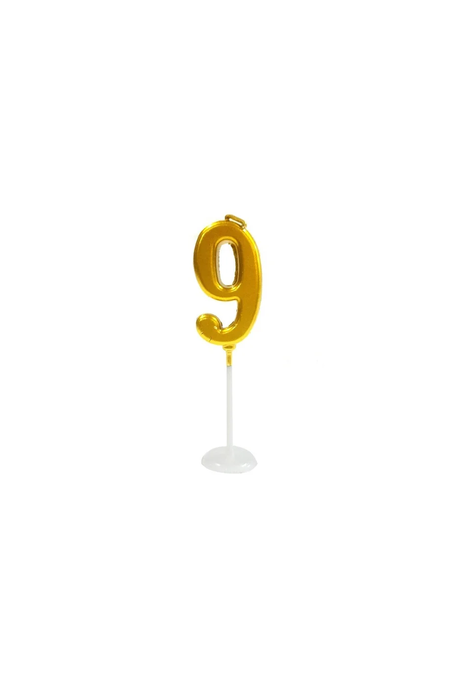 KÜÇÜK BOY 9 RAKAM GOLD MUM 8CM