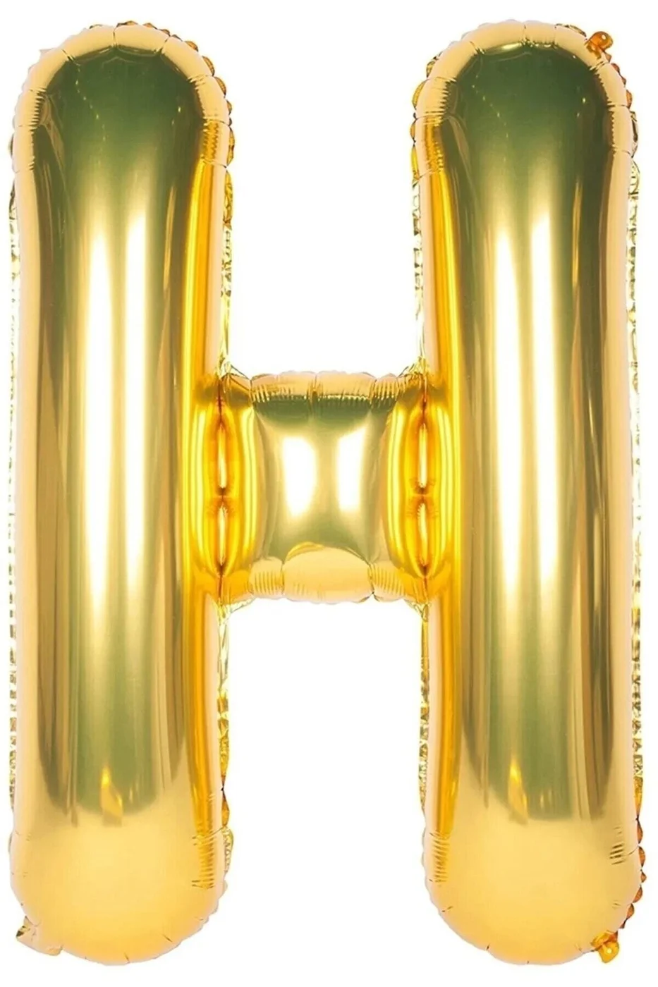 Folyo Balon H Harfi Helyum Balon 36 Cm Gold Renk