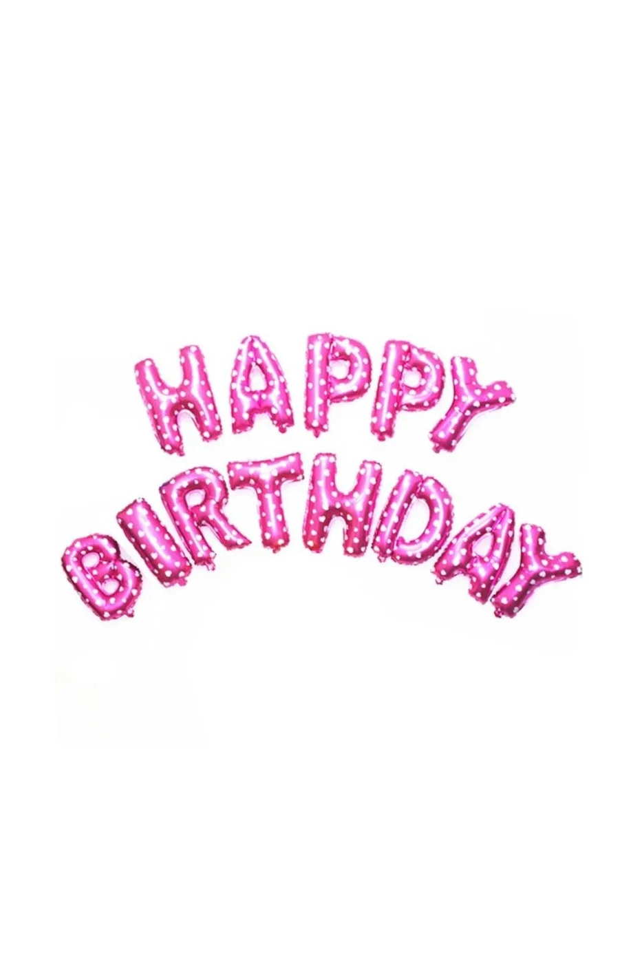 HAPPY BIRTHDAY PEMBE SET BALON