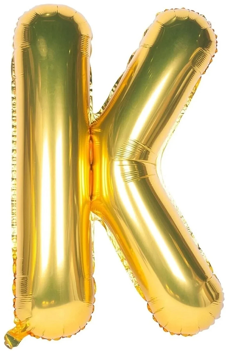 Folyo Balon K Harfi Helyum Balon 36 Cm Gold Renk