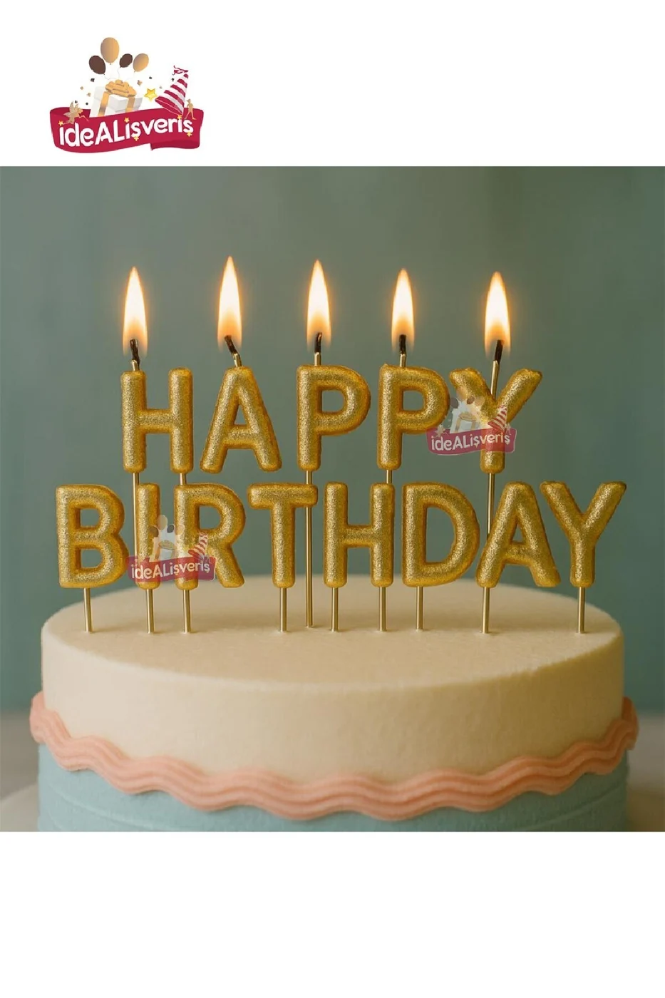 HAPPY BİRTHDAY GOLD MUM gorsel 5
