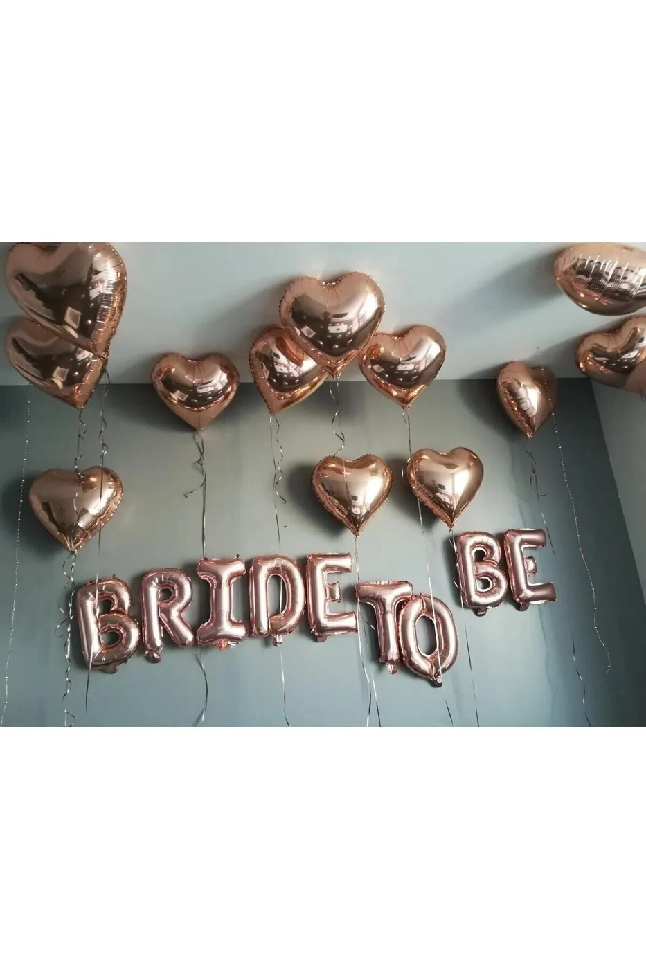 Bride To Be Yazılı Folyo Balon Konsepti Bekarlığa Veda Partisi Büyük Balon Seti gorsel 2