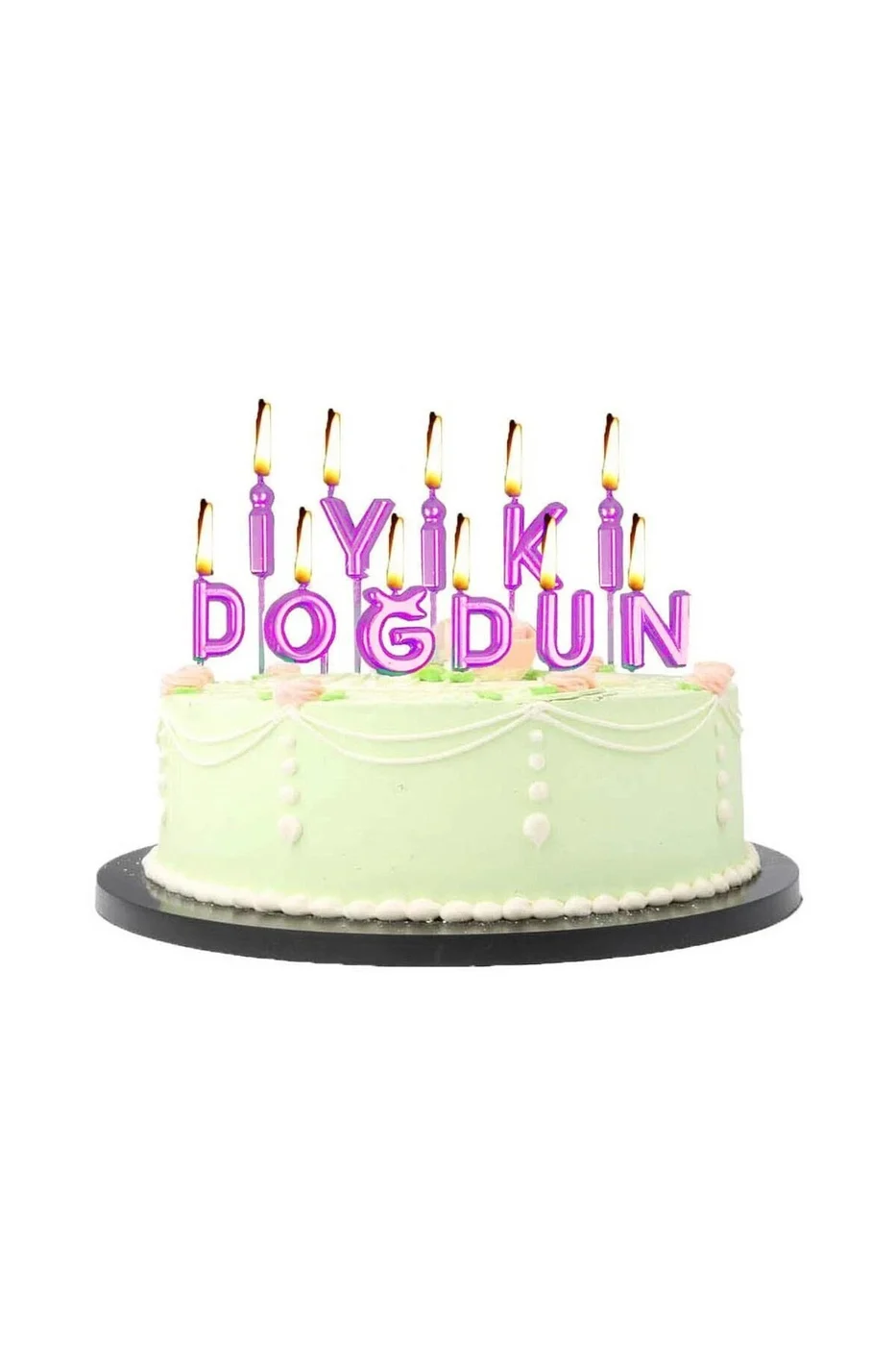 İYİKİ DOĞDUN PEMBE MUM