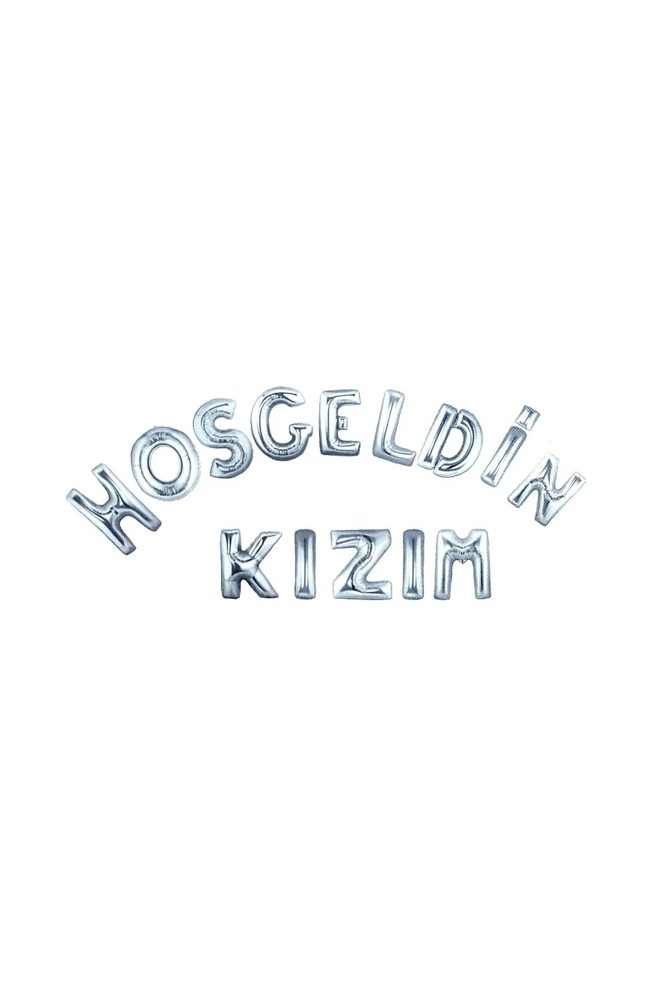 HOŞGELDİN KIZIM GÜMÜŞ SET BALON
